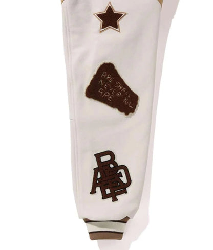 Bape Multi Motif Varsity Jacket