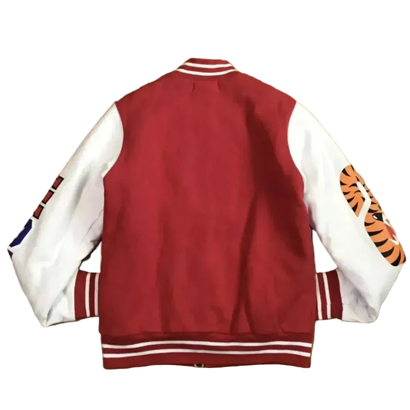 Bape Shark Sweat Varsity Jacket
