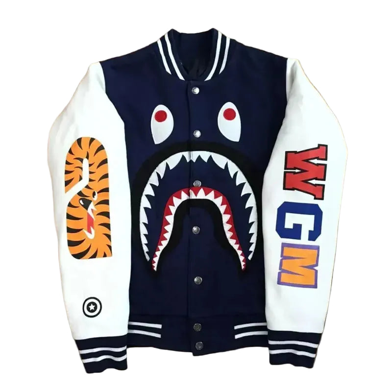 Bape Shark Varsity Jacket