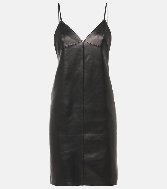 Black Leather Saint Laurent