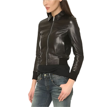 Bomber Leather Jacket