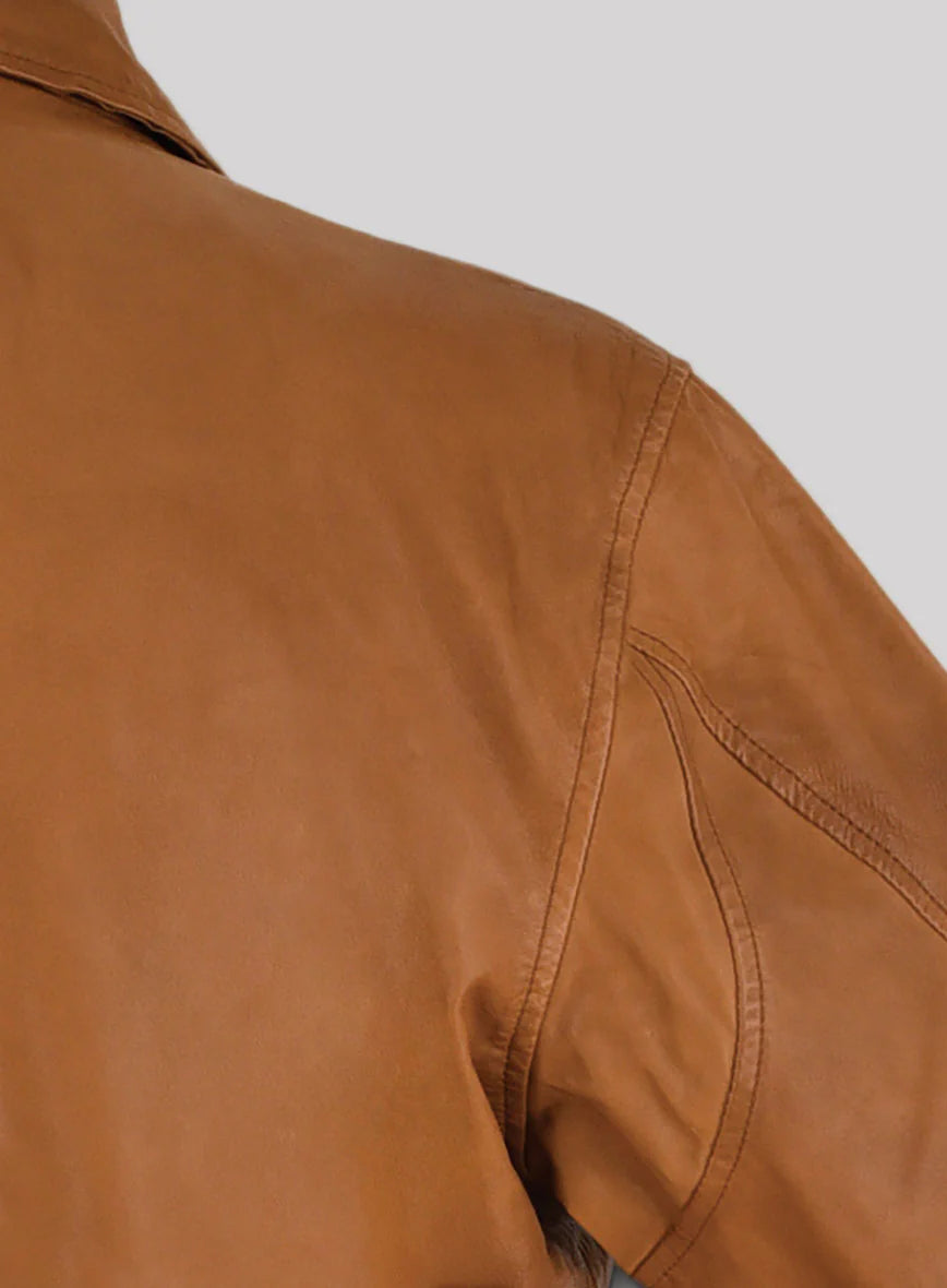 Brad Pitt Legends of the Fall Leather Trench Coat