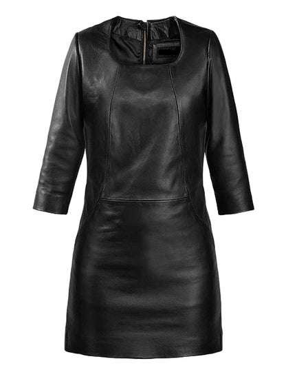 Cacoon Leather Dress