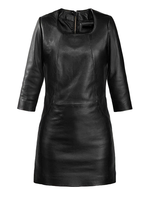 Cacoon Leather Dress