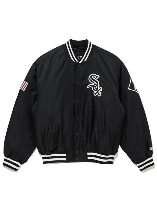 Chicago White Sox MLB Black Stadium Jacket