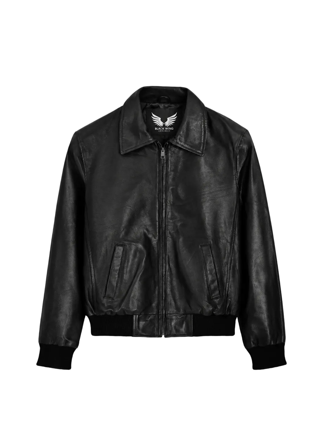 Classic Bomber Leather Jacket