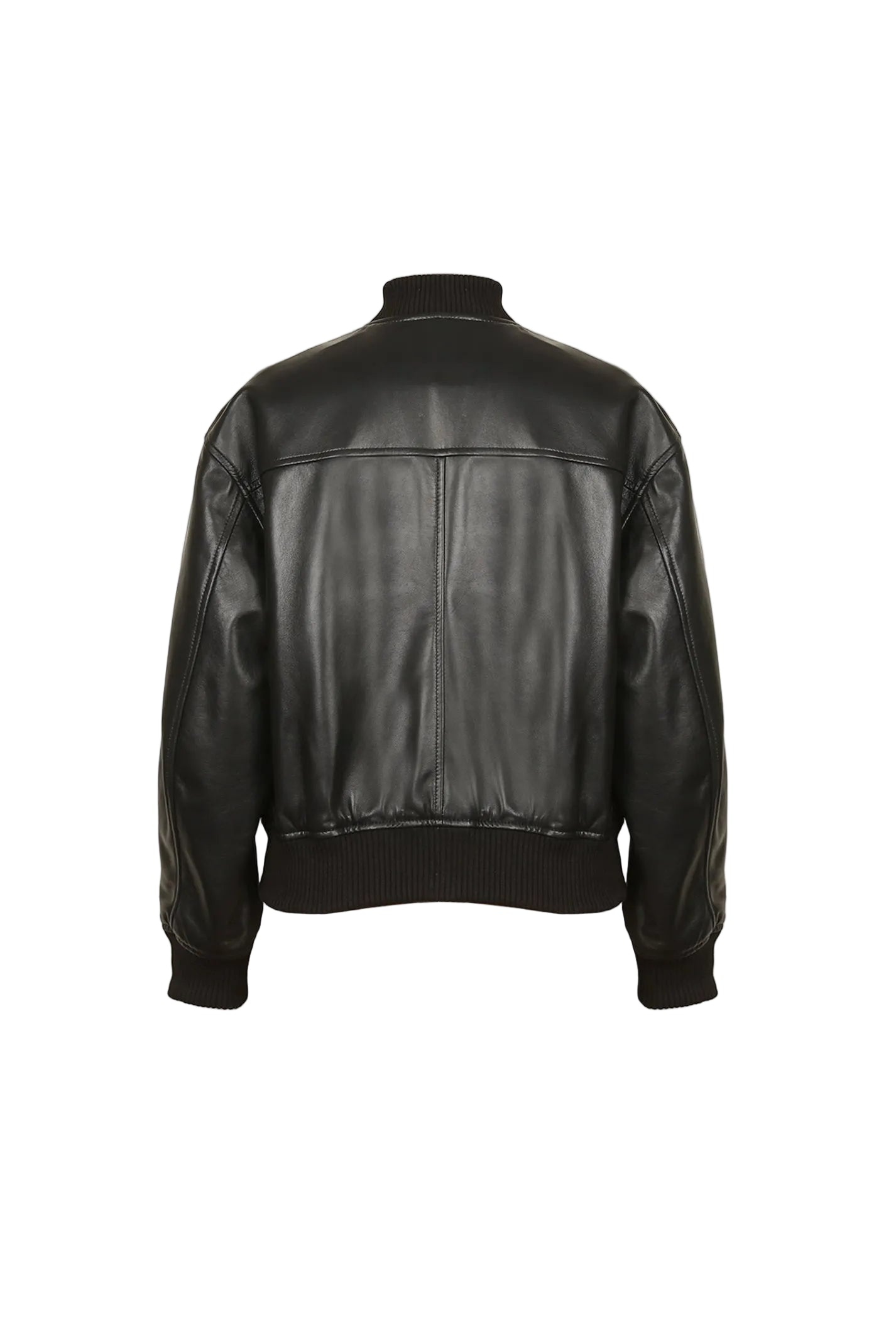 Diesel leather bomber jacket