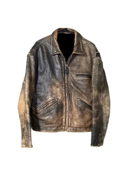 Distressed A2 Vintage Style 40s US Military Brown Jacket