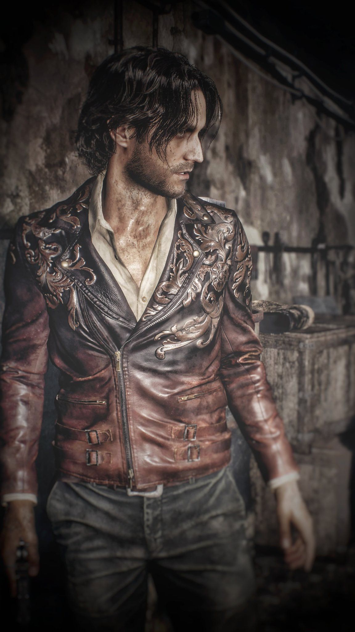 Dr. Luis Serra Navarro Resident Evil 4 Leather Jacket
