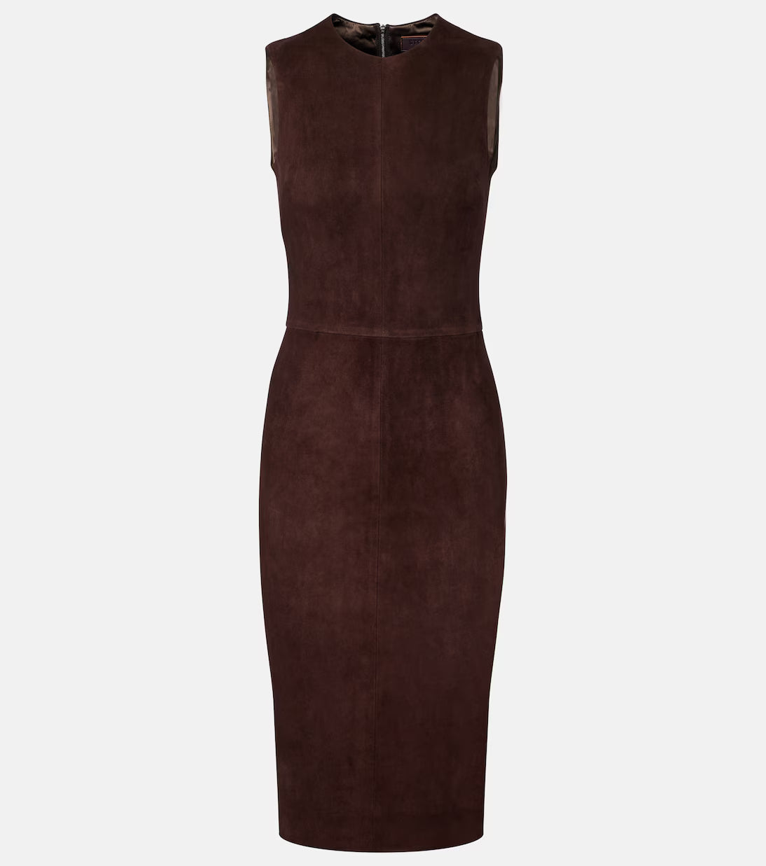 Eva Brown Suede Minidress