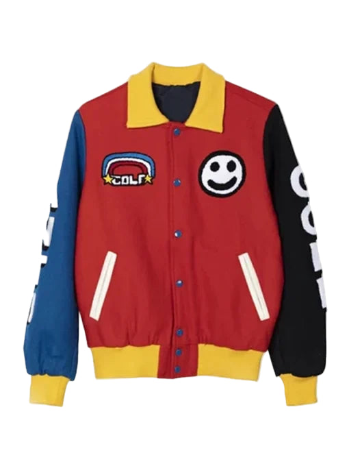 Golf Wang Primary Letterman Jacket