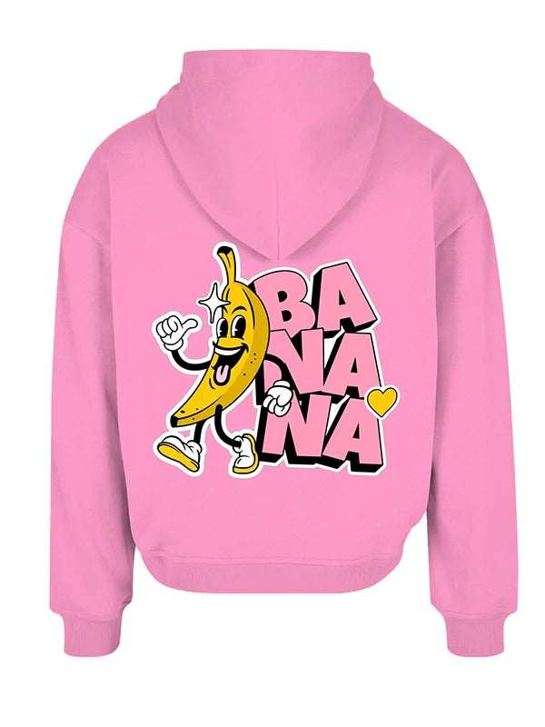 Hoodie Pink Funky Street Style Pullover