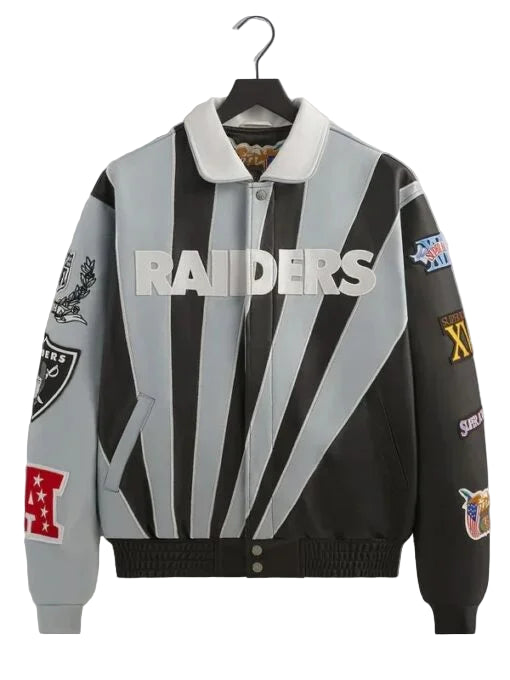 Kith & Jeff Hamilton for the NFL Raiders Varisty Jacket