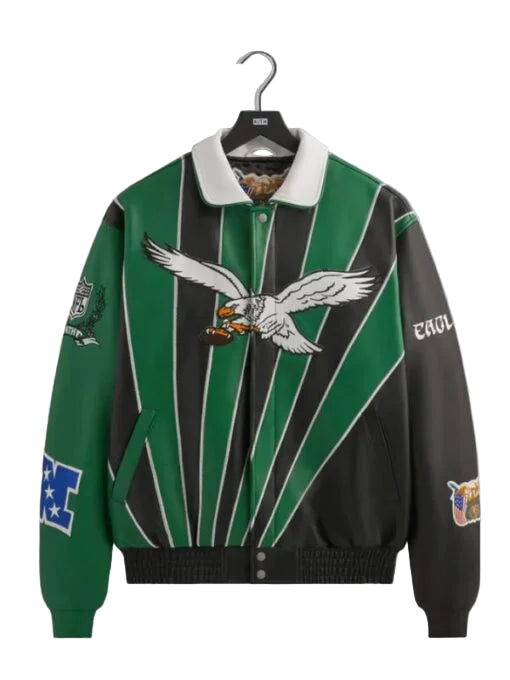 Kith x Jeff Hamilton Eagles Leather Jacket