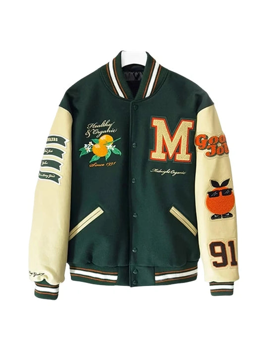 Larry June Midnight Varsity Jacket