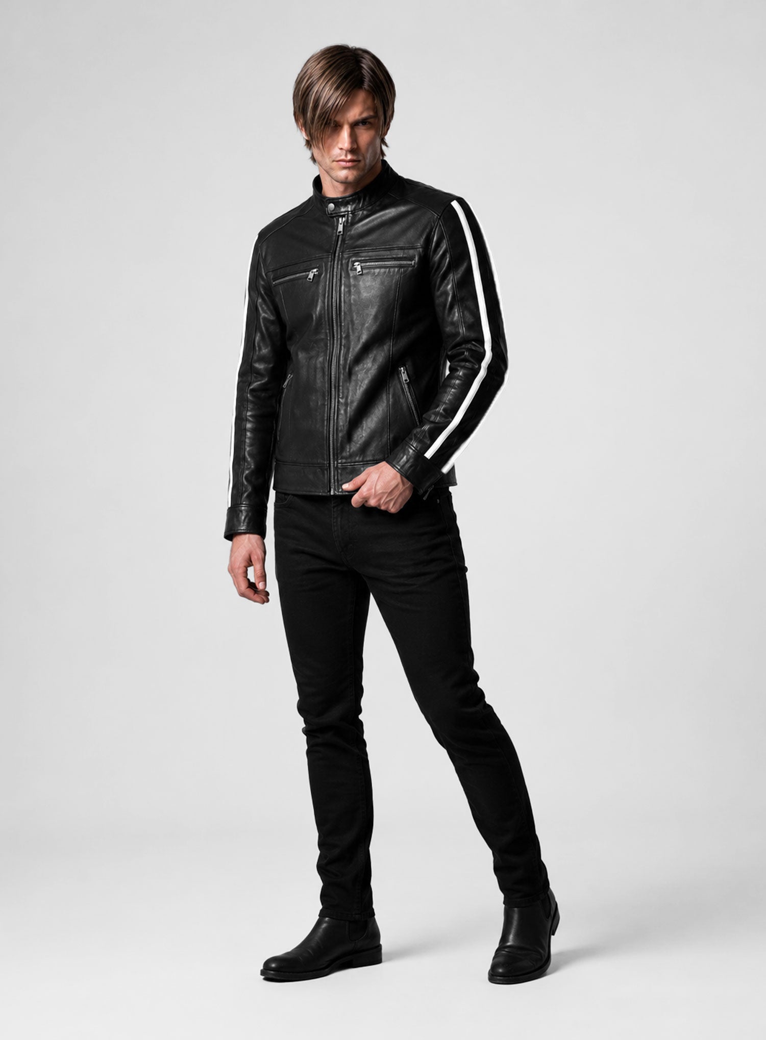 Leon Kennedy Resident Evil Leather Jacket