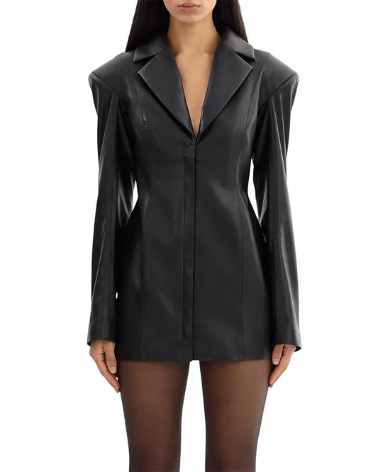 MJ Women's Black Blazer Dress