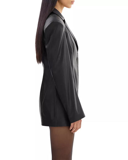 MJ Women's Black Blazer Dress