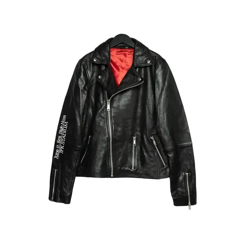 M Leather The JFK Black Biker Jacket