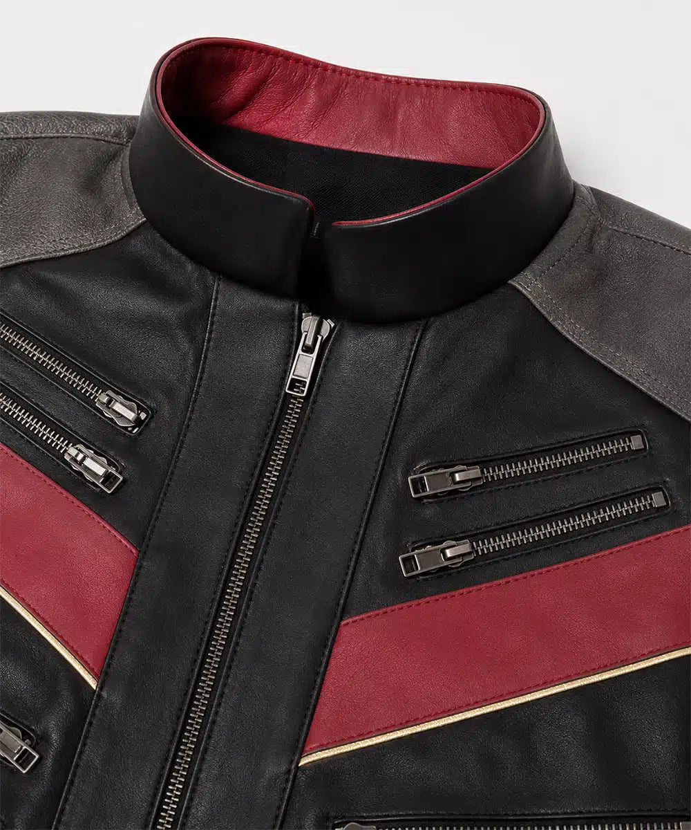 M leather Spider Man Spider Verse Jacket