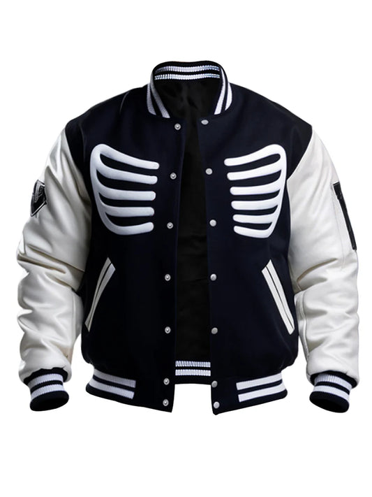 The Greatest Skeleton Stadium Varsity Jacket