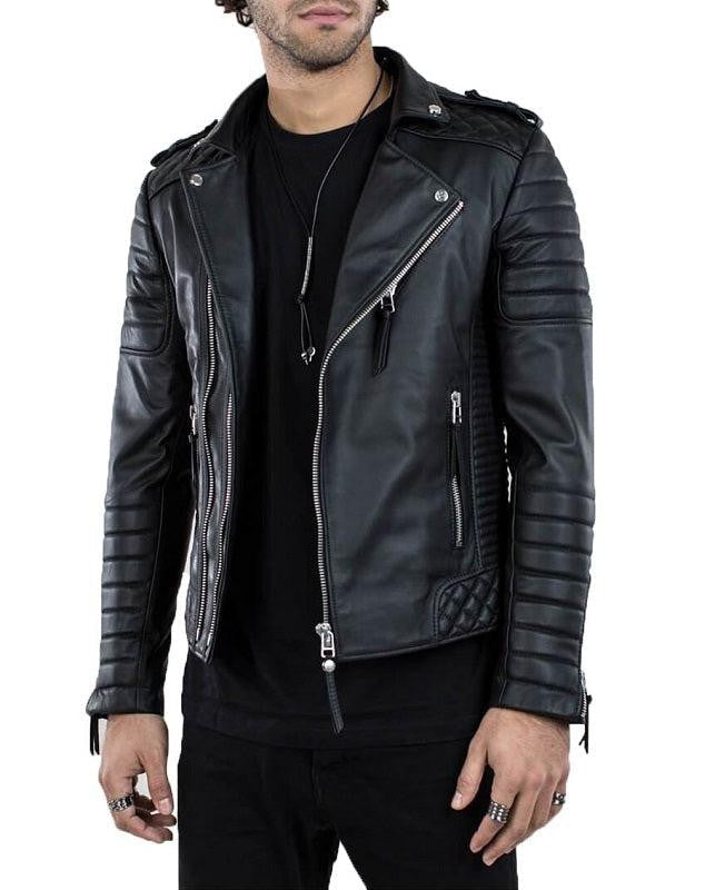 Embrace Urban Edge Leather Moto Jacket
