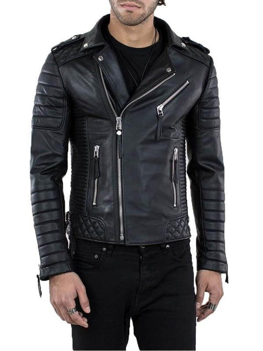 Embrace Urban Edge Leather Moto Jacket