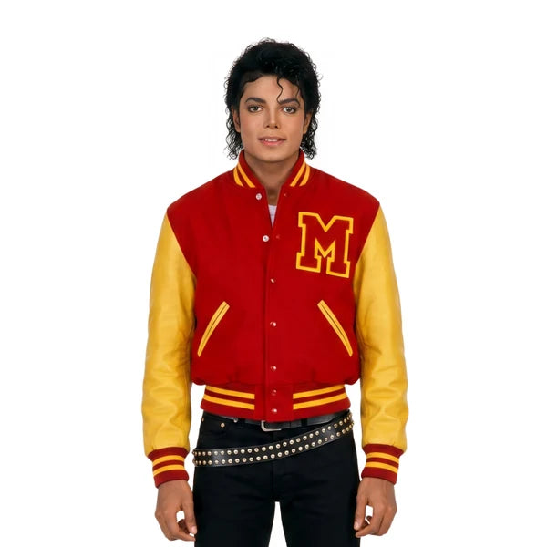 Michael Jackson Letterman bomber jacket