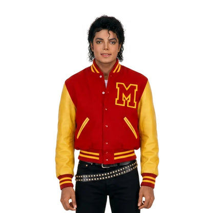 Michael Jackson Letterman bomber jacket