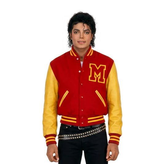 Michael Jackson Letterman bomber jacket