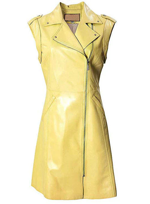 Motivated Biker Leather Dress