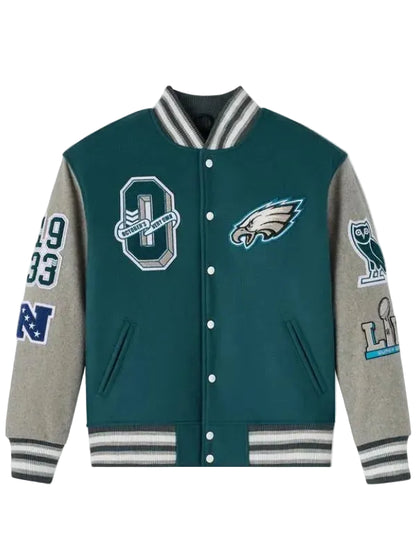 OVO 2025 Philadelphia Eagles Varsity Jacket