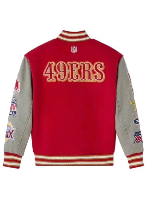 OVO 2025 San Francisco 49ers Varsity Jacket
