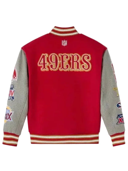 OVO 2025 San Francisco 49ers Varsity Jacket