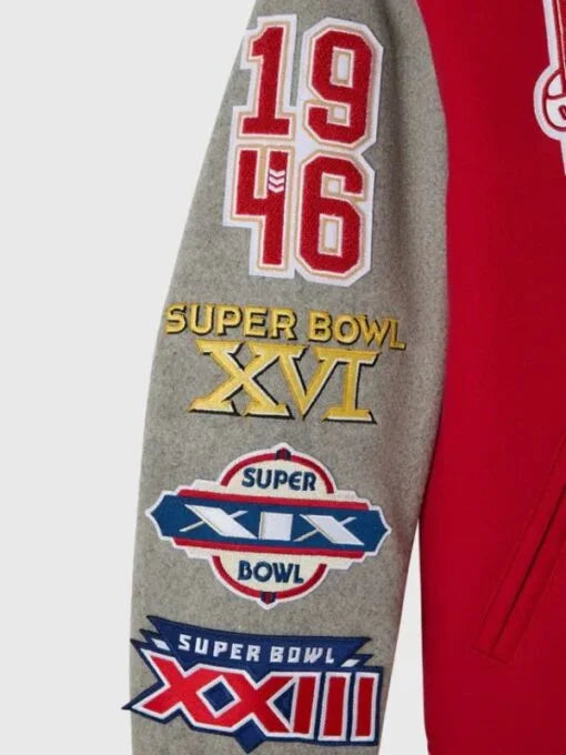 OVO 2025 San Francisco 49ers Varsity Jacket