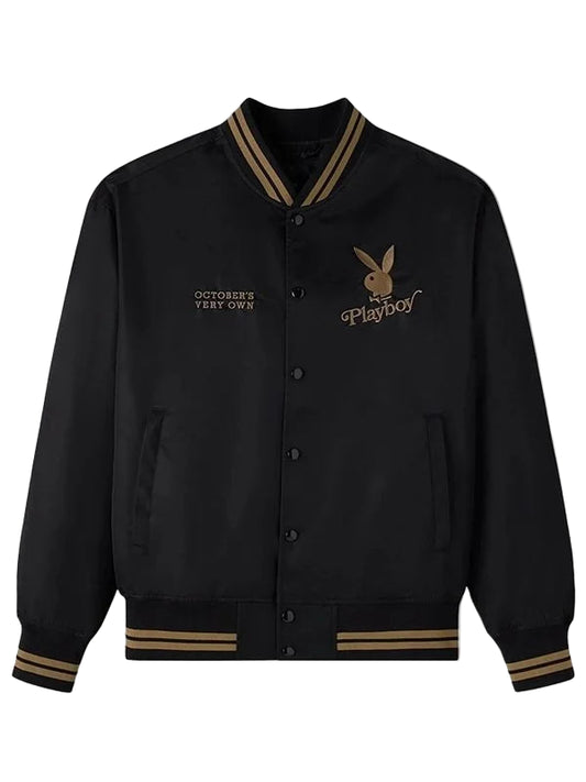 OVO Playboy Satin Varsity Jacket