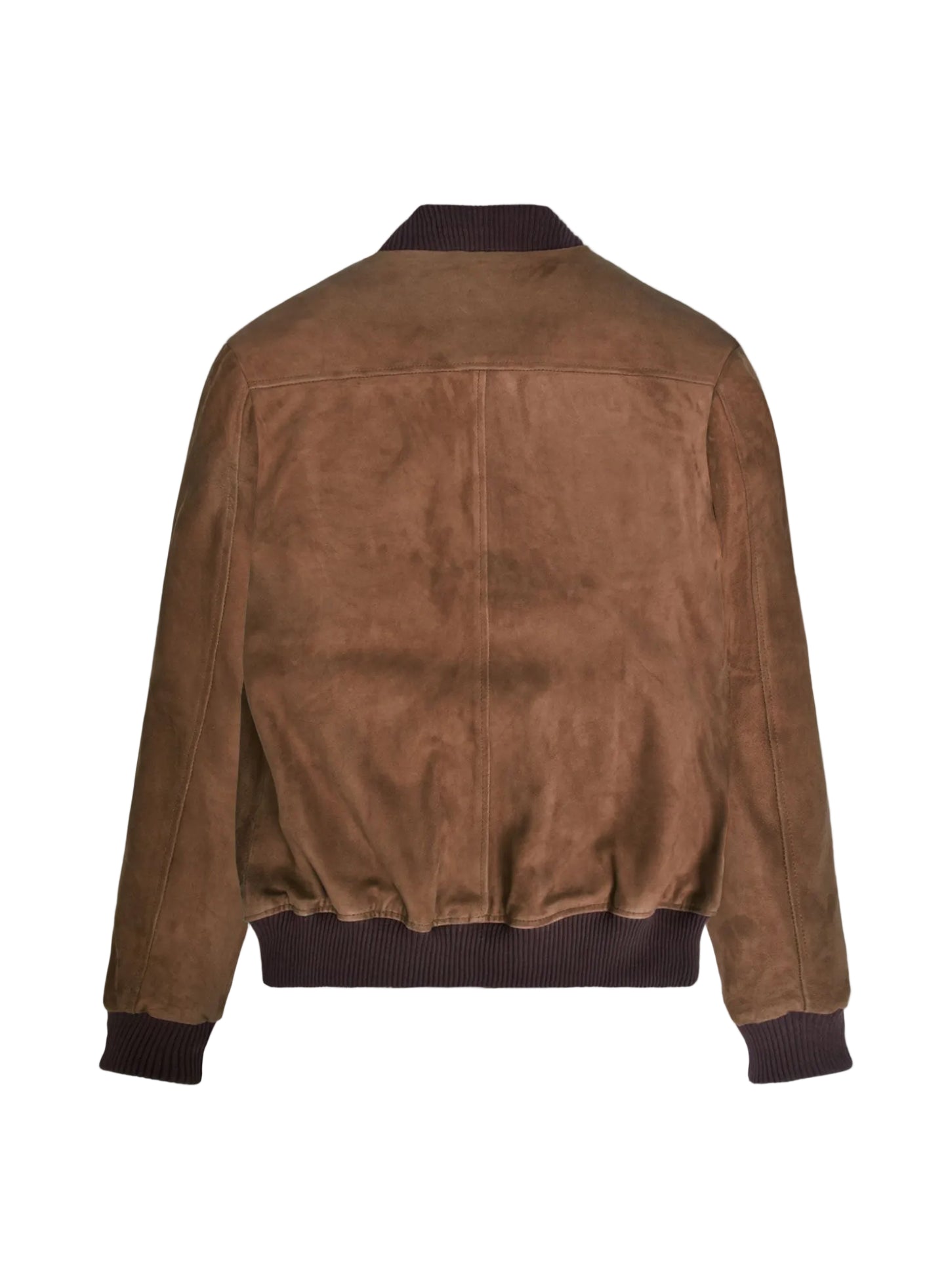 Oak Brown Suede Richard Madden Leather Jacket