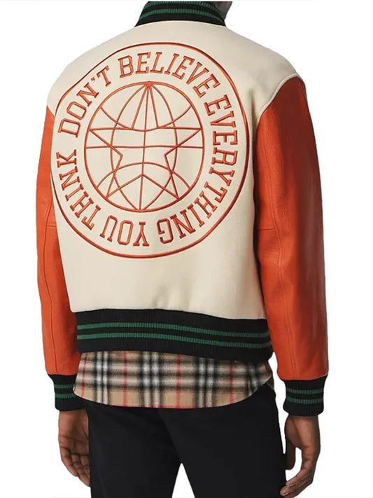 Power Book II Ghost Ezekiel Zeke Cross Varsity Jacket
