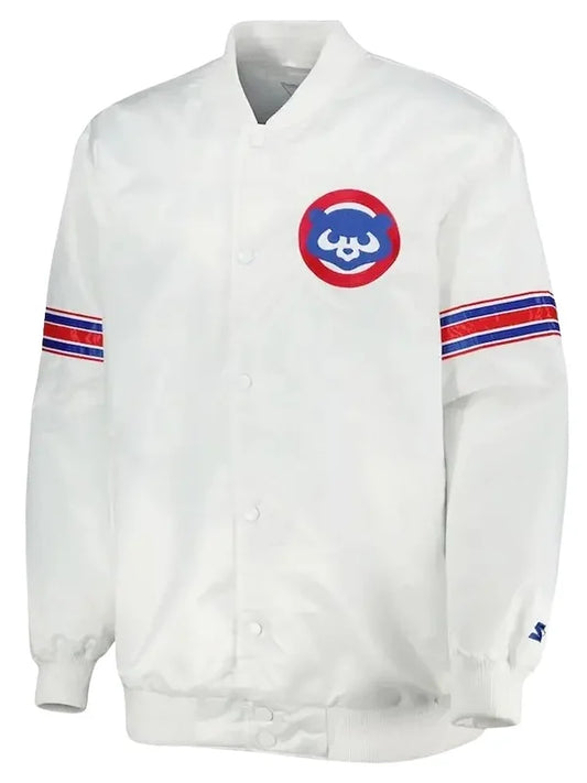 Power Forward Chicago Cubs White Jacket
