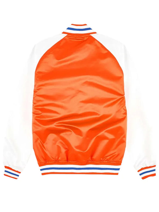 Prime Time NY Knicks Orange and White Jacket
