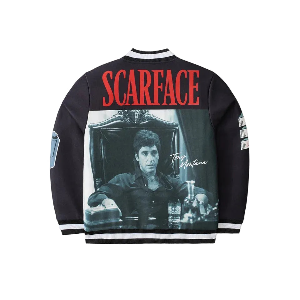 Printed Scarface Varsity Jacket