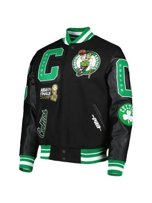 Pro Standard Black Boston Celtics Retro Jacket
