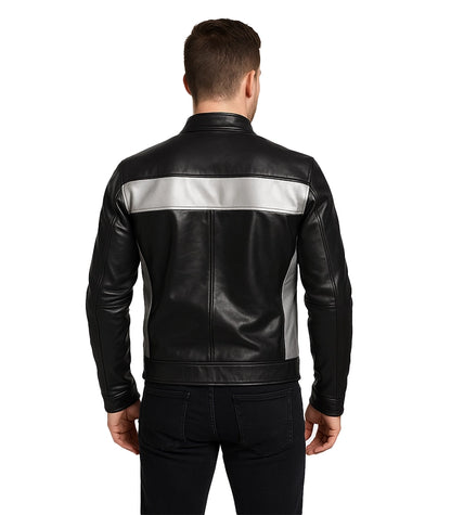 black biker jacket 