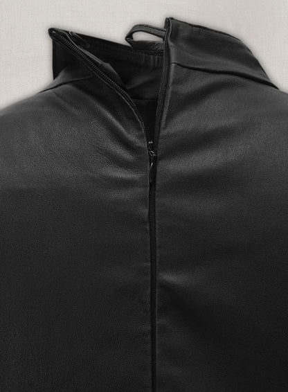 Rosie Huntington Leather Dress