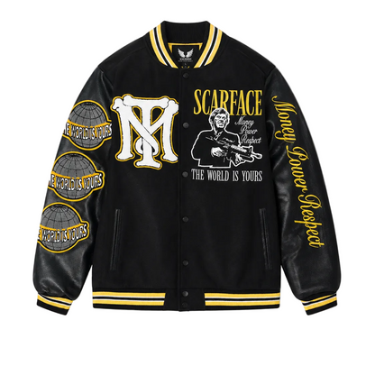 Scarface Money Lover Varsity Jacket