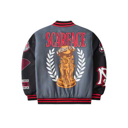 Scarface Money Power Respect  Varsity Jacket