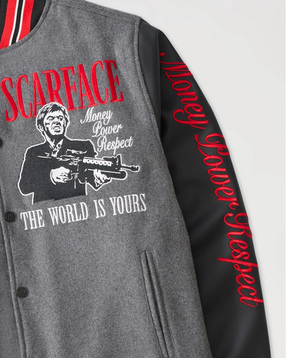 The World Is Your's Scarface Varsity Jacket