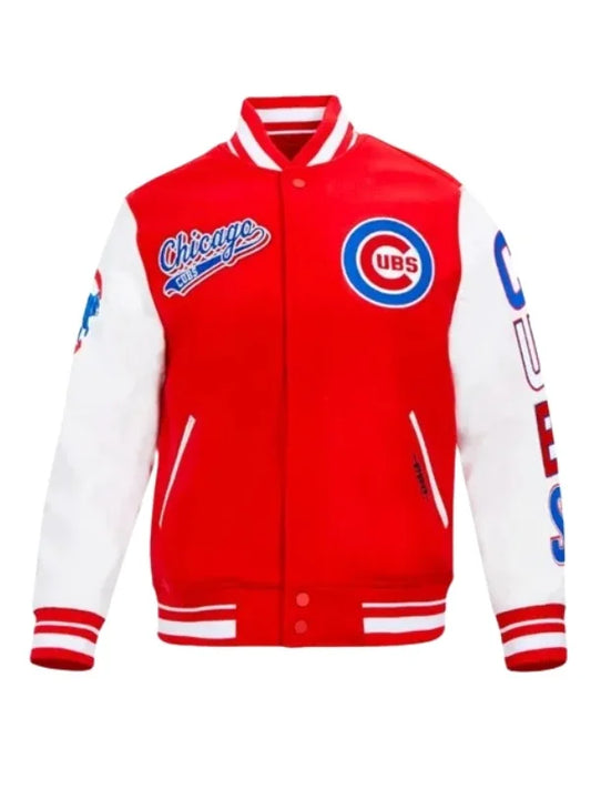 Script Tail Chicago Cubs Classic Rib Jacket
