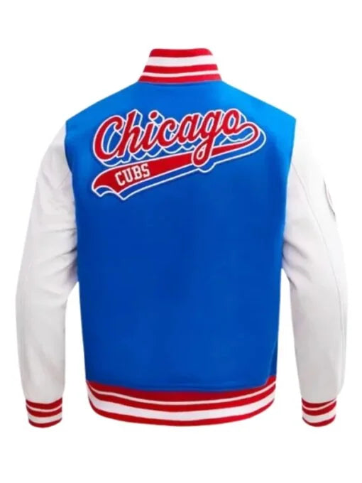Script Tail Chicago Cubs Classic Rib Jacket
