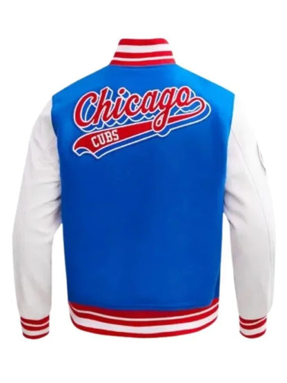 Script Tail Chicago Cubs Classic Rib Jacket

